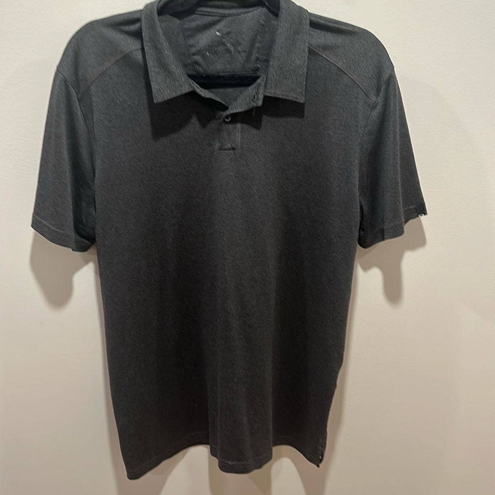 Gray Oakley golf shirt